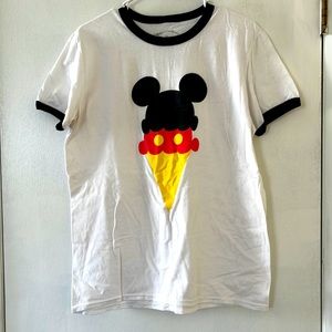 Women’s Disney Mickey Mouse Ice Cream T-Shirt size M